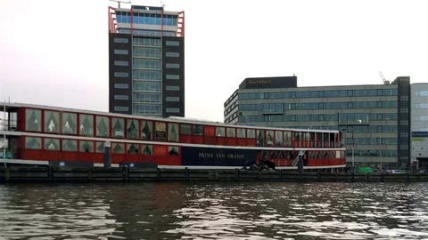 Canals of Amsterdam 스톡 동영상 74480277