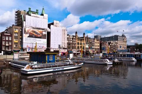 Canals of Amsterdam Stock-Fotos