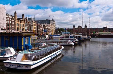 Canals of Amsterdam 스톡 사진