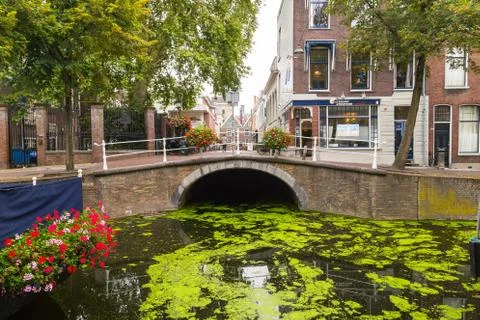 Canals in Amsterdam Stock Photos