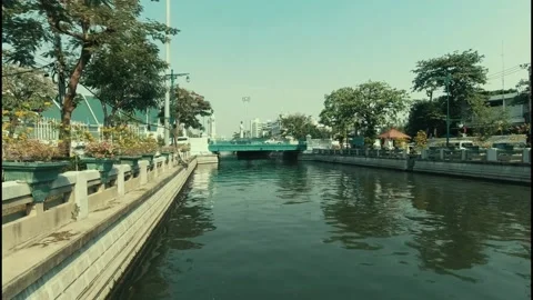 The canals of Bangkok Stock Footage 149135542