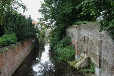 Canals in Brugge Stock Photos