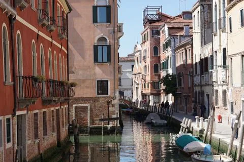 The Canals of Venice Stock Photos