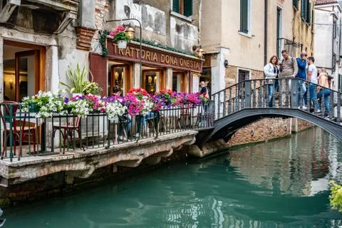 Canals of Venice Foto stock