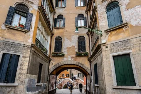 Canals of Venice Foto stock