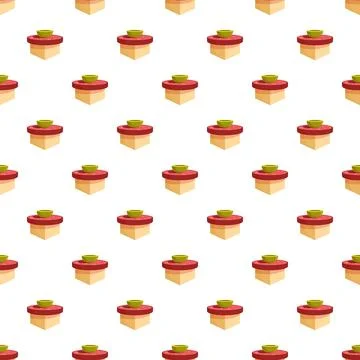 Canape appetizer food pattern for banquet celebration Stock Illustration