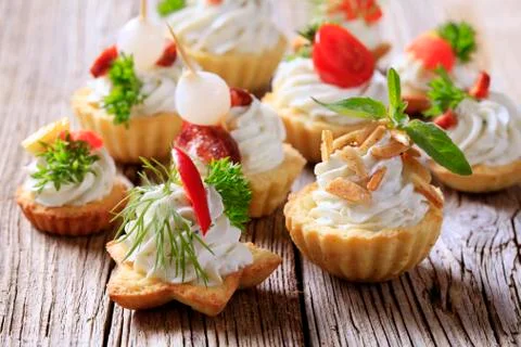 Canapes Stock Photos