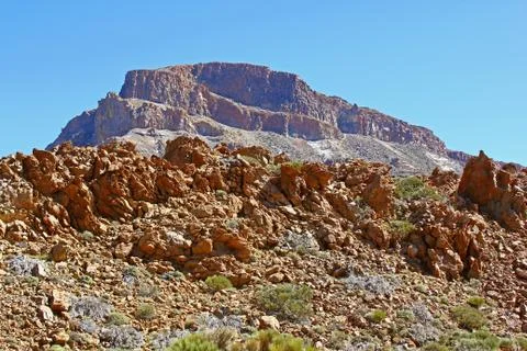 Canarian mountain Stock Photos