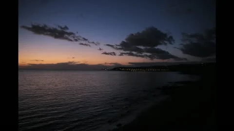 Canarian sunset (timelapse) Video stock 10886422