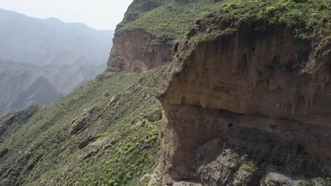 The Canary Island cliffs Stock Footage 300554430
