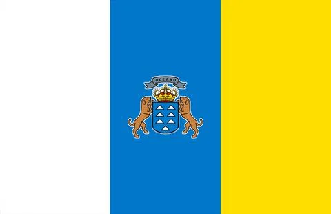 Canary Islands Flag Stock Illustration