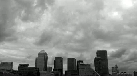 Canary Wharf Stock Footage 22636598