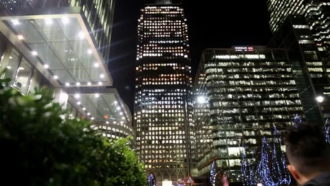 Canary Wharf Stock Footage 99501999