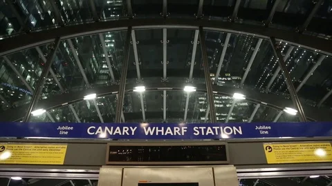 Canary Wharf 動画素材 99520923