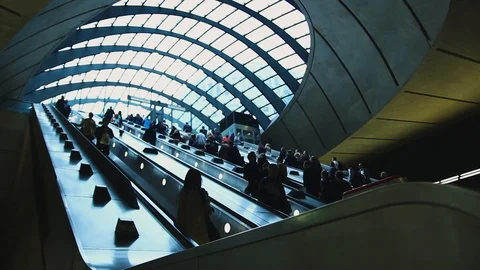 Canary Wharf Stock Footage 120018119