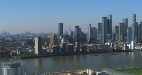 Canary Wharf 库存影片 150105822