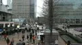 Canary Wharf Offices, Docklands, Business People, Financial Center London, UK HD Footage