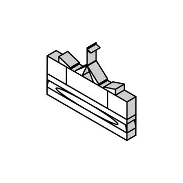 Canberra city isometric icon vector illustration Stock Illustration