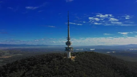 Canberra drone Telstra Tower Black Mountain Видео 133098626