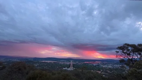 Canberra Timelapse Stock Footage 331066255