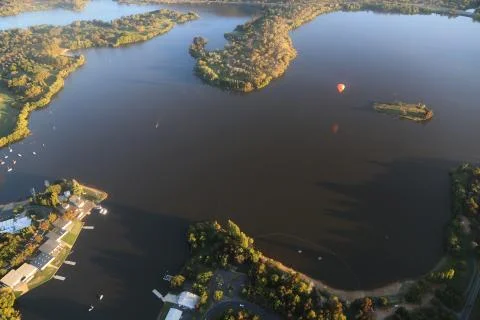 Canberra view from the sky 写真素材