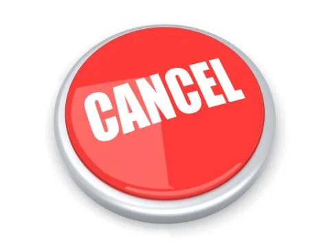 Cancel button Illustrazione stock