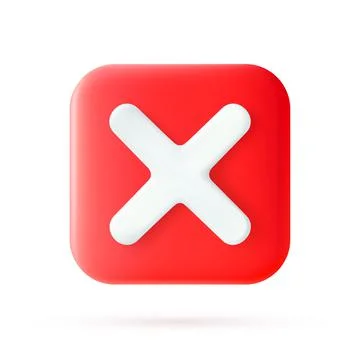 Cancel cross icon Stock Illustration