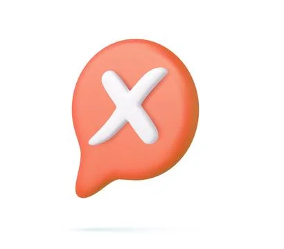Cancel cross icon Illustrazione stock