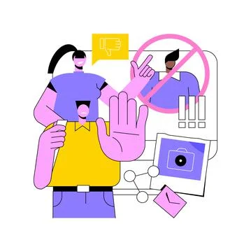 Cancel culture abstract concept vector illustration. Stock Illustration