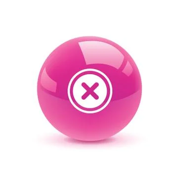 Cancel icon web Stock Illustration