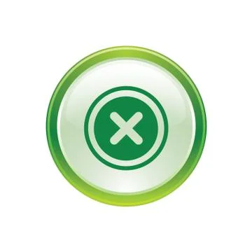 Cancel icon web Stock Illustration
