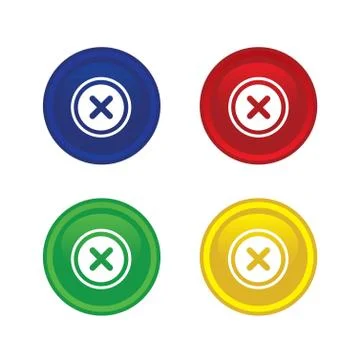 Cancel icon web Stock-Illustration