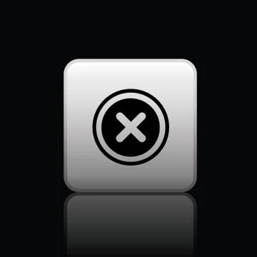 Cancel icon web Stock Illustration