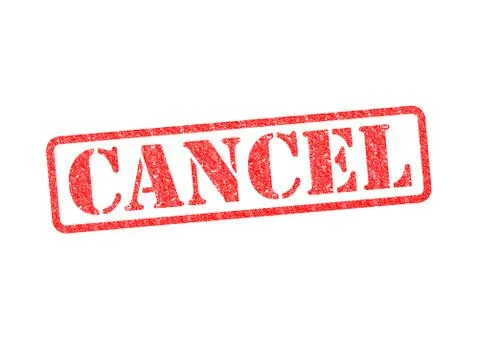 CANCEL Stock Illustration