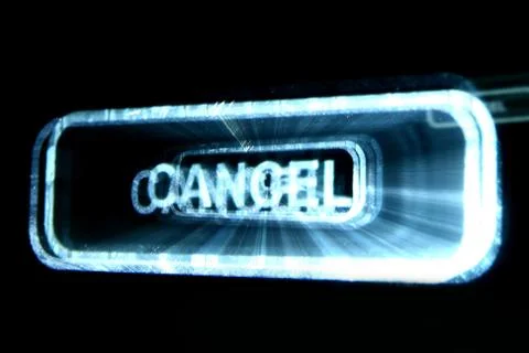 Cancel Foto stock