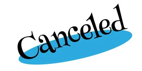Canceled rubber stamp Stock Illustration