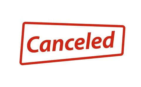Canceled stamp isolated on white background Stock Illustration