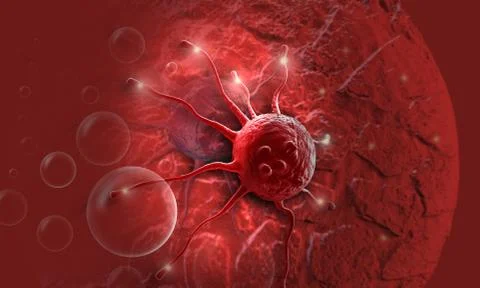 Cancer cell Stock Illustration