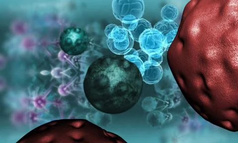 Cancer cell Stock Illustration