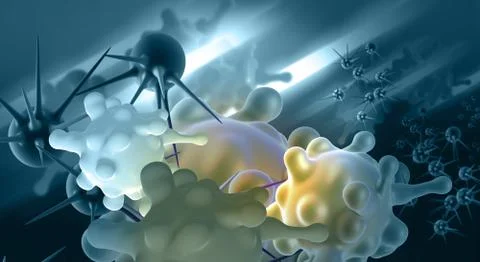 Cancer cell Stock Illustration