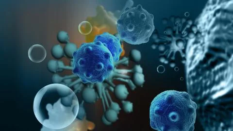 Cancer cell Stock Illustration
