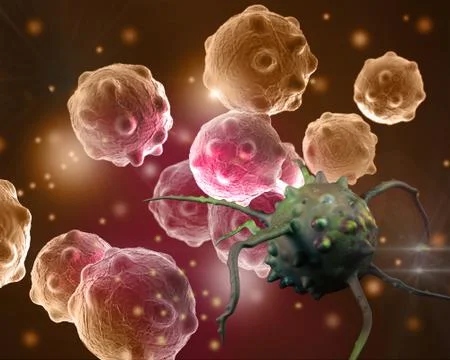 Cancer cell Stock Illustration