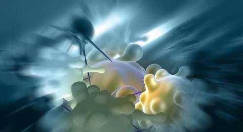 Cancer cell Stock Illustration