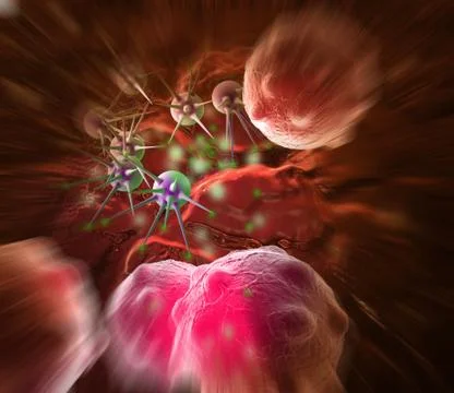 Cancer cell Stock Illustration