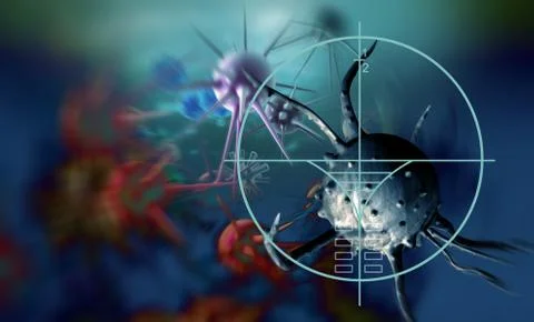 Cancer cell Stock Illustration