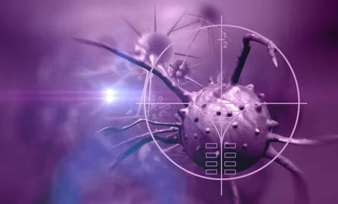 Cancer cell Stock Illustration