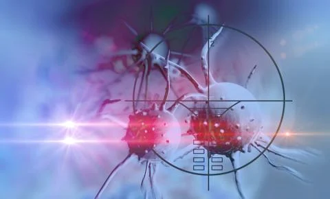 Cancer cell Stock Illustration
