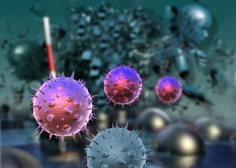 Cancer cell Stock Illustration