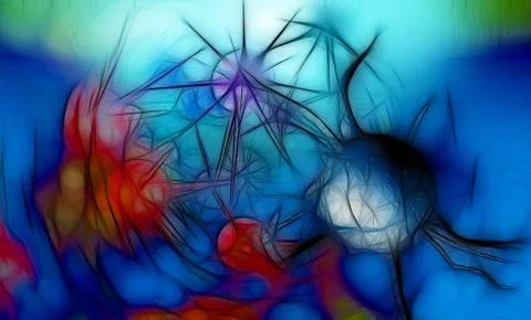 Cancer cell Stock Illustration