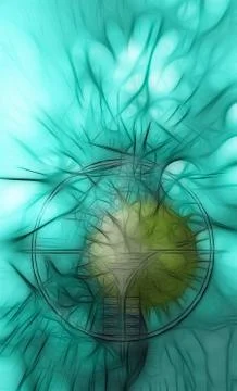 Cancer cell Stock Illustration